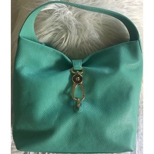 Dooney & Bourke Belvedere Logo Lock Shoulder Bag